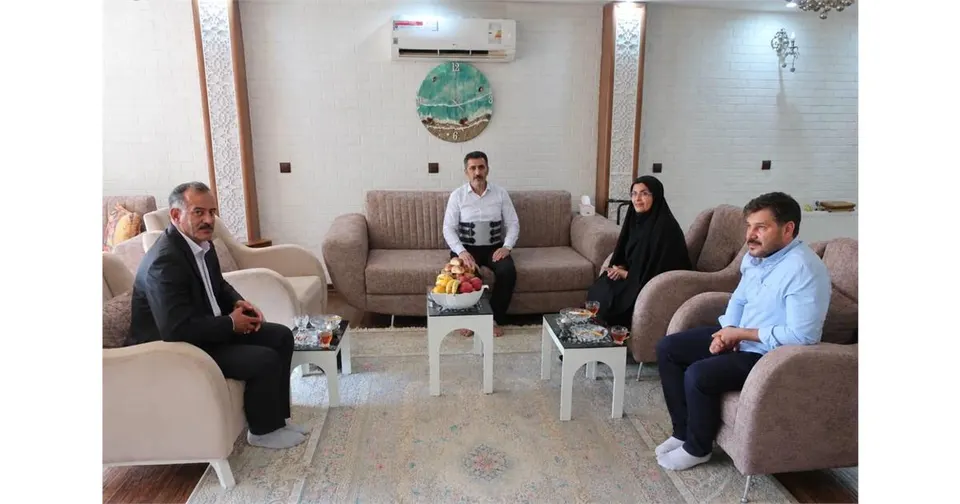 حضور جناب آقای قمری مدیرکل محترم امور استان‌ها در بازدید از مدیریت صندوق استان البرز و عیادت از همکار گرامی، جناب آقای محمد بیگی